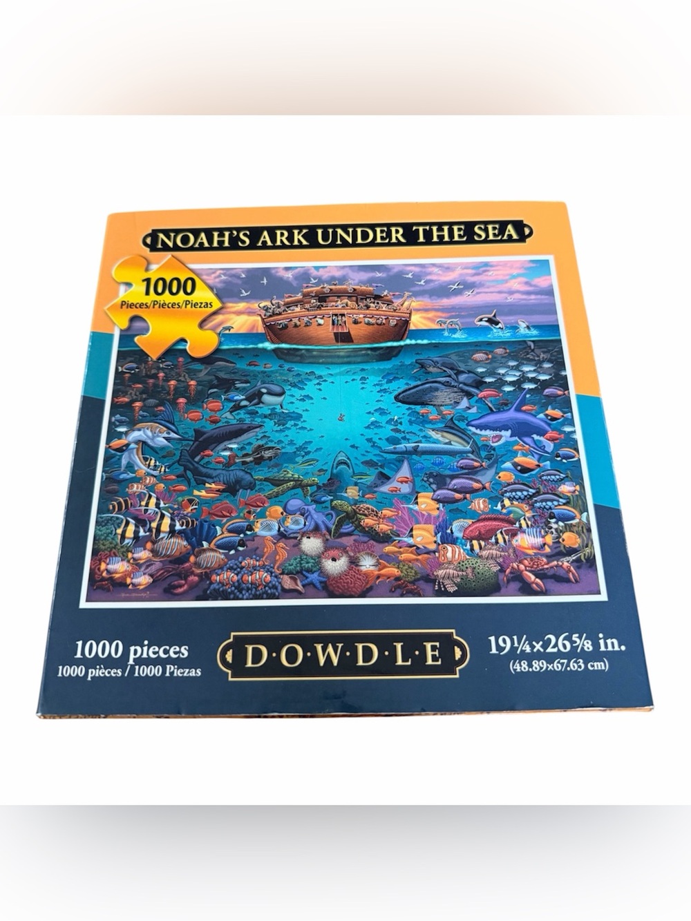Dowdle Noah's Ark Under the Sea Puzzle - 1000 Pieces Complete